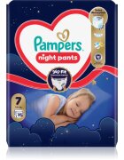 Pampers Night Pants Size 7 eldobható nadrágpelenkák éjszakára 15+ kg 35 db