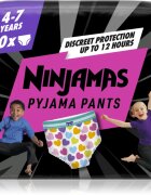 Pampers Ninjamas Pyjama Pants pizsama nadrágpelenkák 17-30 kg Hearts 10 db