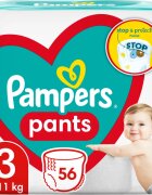Pampers Pants Size 3 eldobható nadrágpelenkák 6-11 kg 56 db