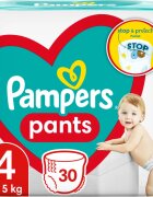 Pampers Pants Size 4 eldobható nadrágpelenkák 9 – 15 kg 30 db