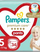Pampers Premium Care Pants Size 5 eldobható nadrágpelenkák 12-17 kg 34 db