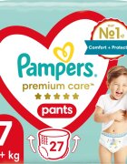 Pampers Premium Care Pants Size 7 eldobható nadrágpelenkák 15+ kg 27 db