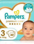 Pampers Premium Care Size 3 eldobható pelenkák 6-10 kg 40 db