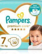 Pampers Premium Care Size 7 eldobható pelenkák 15+ kg 32 db