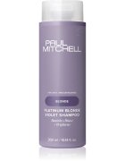 Paul Mitchell Blonde Platinum Blonde Violet Shampoo lila sampon szőke és ősz hajra 300 ml