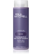 Paul Mitchell Blonde Platinum Plus Deep Violet Shampoo lila sampon semlegesíti a sárgás tónusokat 300 ml