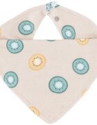 Petite&Mars Bandana Luke 3m+ előke Beige Kiwis&Misty Green 1 db