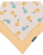 Petite&Mars Bandana Luke 3m+ előke Beige Pears&Intense Ochre 1 db