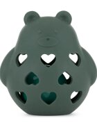 Petite&Mars Bear Basil 0m+ csörgő Misty Green 1 db