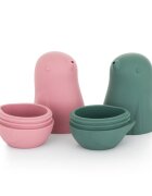 Petite&Mars Love Birds Fürdőjátékok 6 m+ Rose Green 2 db