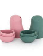 Petite&Mars Love Birds Fürdőjátékok 6 m+ Rose Green 2 db