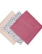 Petite&Mars Moussy mosható pelenkák Pink Meadow 68 x 68 cm 3 db