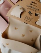 Petite&Mars Take&Match 6m+ előke Sand Butterflies 1 db