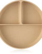 Petite&Mars Take&Match 6m+ osztott tányér kerek Desert Sand 1 db