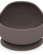 Petite&Mars Take&Match Silicone Bowl tálka tapadókoronggal Bitter Cocoa 6m+ 1 db