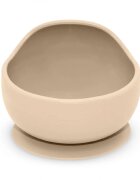Petite&Mars Take&Match Silicone Bowl tálka tapadókoronggal Desert Sand 6 m+ 360 ml