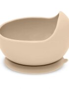 Petite&Mars Take&Match Silicone Bowl tálka tapadókoronggal Desert Sand 6 m+ 360 ml