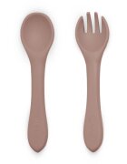 Petite&Mars Take&Match Silicone Cutlery étkészlet Velvet Latte 6m+ 2 db