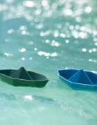 Petite&Mars Water Toys Fürdőjátékok 6 m+ Ships 4 db