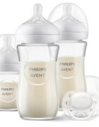 Philips Avent Natural Response Glass Set SCD878/11 ajándékszett újszülötteknek