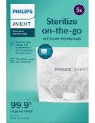 Philips Avent Steriliser bags SCF297/05 sterilizációs zacskók mikrohullámú sütőbe 5 db