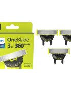 Philips OneBlade 360 QP430/50 tartalék pengék for OneBlade 3 db