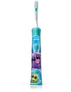 Philips Sonicare For Kids HX6322/04 szónikus elektromos gyermek fogkefék Bluetooth összeköttetéssel Aqua 1 db