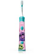 Philips Sonicare For Kids HX6322/04 szónikus elektromos gyermek fogkefék Bluetooth összeköttetéssel Aqua 1 db