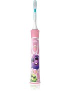 Philips Sonicare For Kids HX6352/42 szónikus elektromos gyermek fogkefék Bluetooth összeköttetéssel Pink 1 db