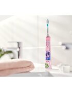 Philips Sonicare For Kids HX6352/42 szónikus elektromos gyermek fogkefék Bluetooth összeköttetéssel Pink 1 db