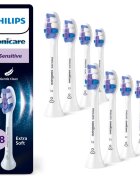 Philips Sonicare Sensitive HX6058/87 csere fejek a fogkeféhez 8 db