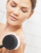 PMD Beauty Silverscrub Loofah Replacements Cserélhető fejek tisztító keféhez Black 2 db