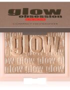 PUPA Milano Glow Obsession kompakt púderes élénkítő arcra árnyalat 100 - Light Gold 6 g