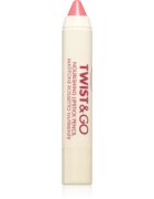 puroBIO Cosmetics Twist&Go tápláló rúzs ceruzában árnyalat Universal Pink 2.9 g