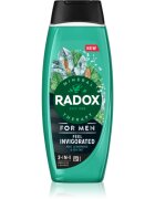 Radox Feel Invigorated fürdőgél férfiaknak 2 az 1-ben 450 ml