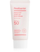 Real Barrier Peach Fit Tone-Up Sun Cream védő tonizáló krém arcra SPF 50+ 50 ml