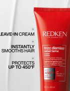 Redken Frizz Dismiss hővédő krém a rakoncátlan haj kisimítására 250 ml