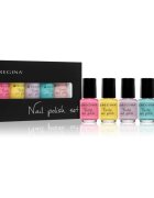 Regina Pastel körömlakk szett árnyalatok széles választéka 113 143 57 144 145 5x4 ml