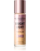 Revolution Bright Light Face Glow világosító tonizáló fluid árnyalat Gleam Light 23 ml