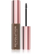 Revolution Brow Fixer szemöldökzselé árnyalat Ash Brown 6 ml