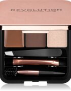 Revolution Brow Sculpt Kit szett a tökéletes szemöldökért árnyalat Medium 2.2 g