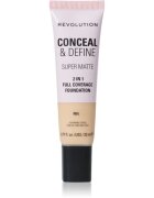 Revolution Conceal & Define mattító alapozó árnyalat F6N 23 ml