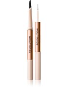 Revolution Fluffy Brow Filter Duo Kétoldalú szemöldök ceruza a formáért és a fixálásért árnyalat Ash Brown 0.12 g