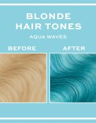 Revolution Haircare Tones For Blondes tonizáló balzsam szőke hajra árnyalat Aqua Waves 150 ml