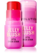 Revolution Jelly Blush pirosító stick az arcra és a szájra árnyalat Strawberry Pink 5.5 g