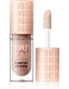 Revolution Pout Bomb ajakfény nagyobbító hatás árnyalat Milky Sheer Holo 4.6 ml
