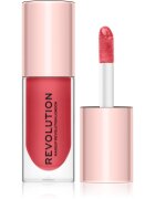 Revolution Pout Bomb dúsító ajakfény magasfényű árnyalat Peachy 4.6 ml