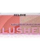 Revolution Relove Blushed Duo Blush & Highlighter élénkítő arcpirosító 1 db