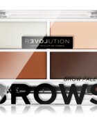Revolution Relove Colour Cult paletta a szemöldök sminkeléséhez árnyalat Medium 32 g