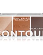 Revolution Relove Colour Play Contour Trio Palette Púderes highlight és kontúr paletta árnyalat Bronze Sugar 6 g